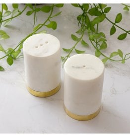 8MR413 Marble Salt & Pepper Shaker Set