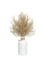 LFG244 14.5" Plume Grass in Glass Vase