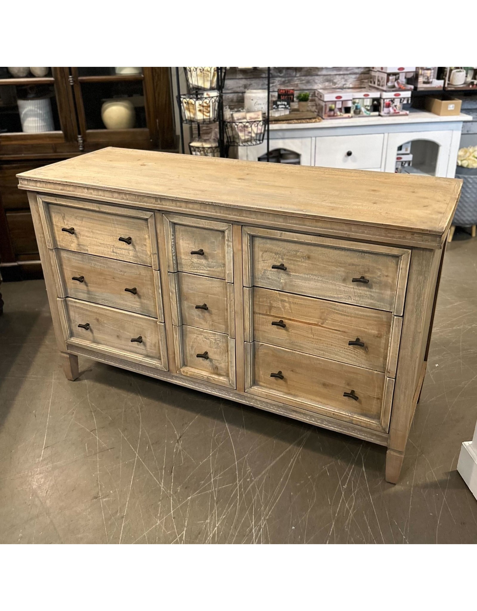 CAB421 Hamptons Chest 55.1x20.1x33.8"H