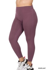 NSP-6108X Plus Hi Waist Full Length Legging