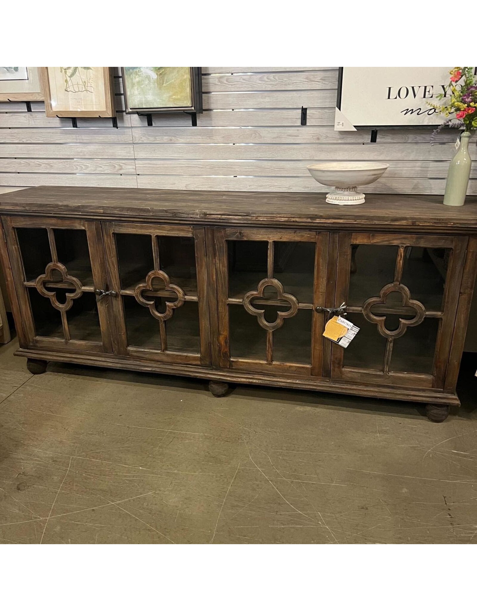 CAB1781 Credenza 4GD w/Clove Panel 87 x 21 1/4 X 35 7/8