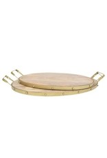 Round Wooden Tray FDDD10420