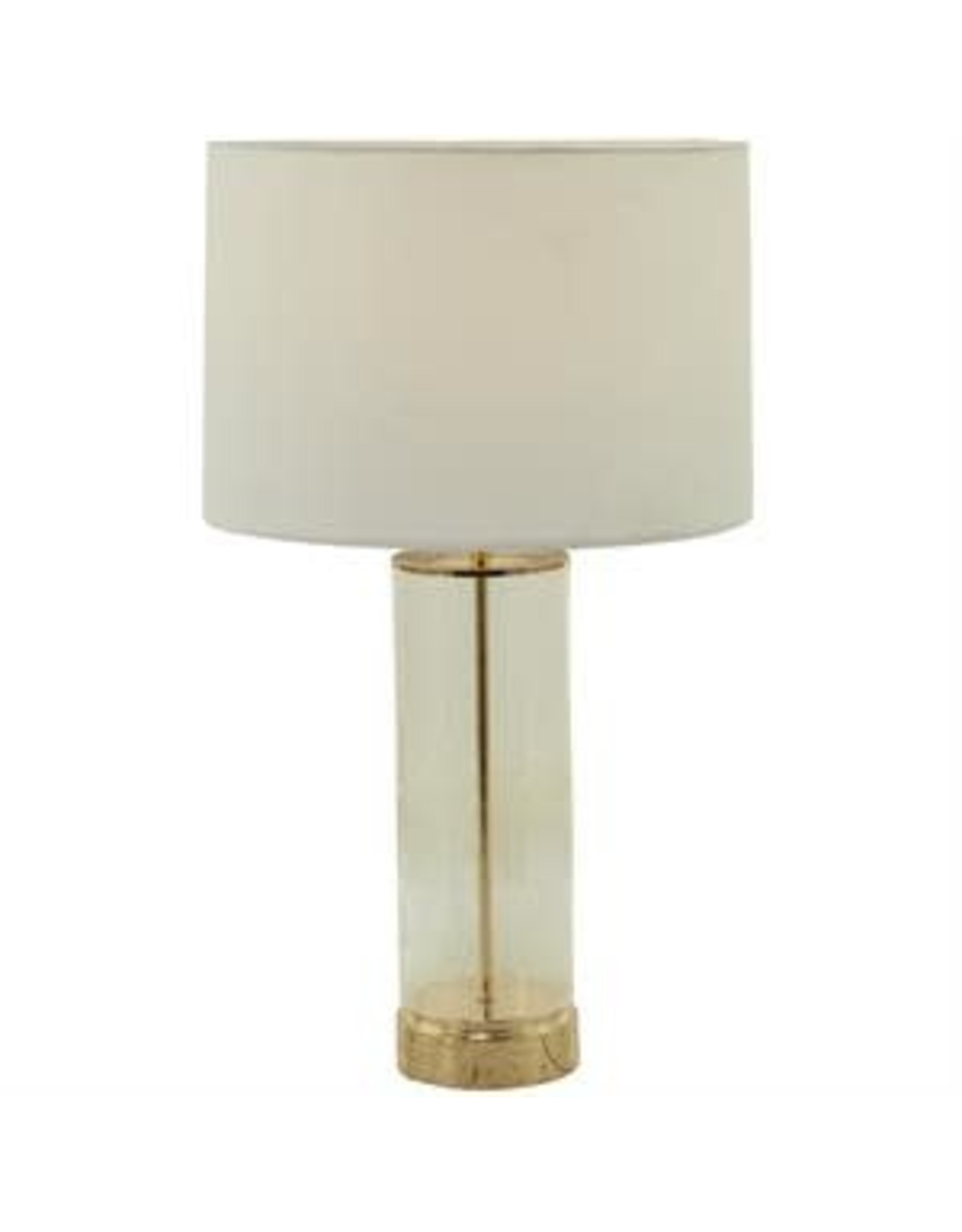 GLASS TABLE LAMP 14"W, 25"H 27048