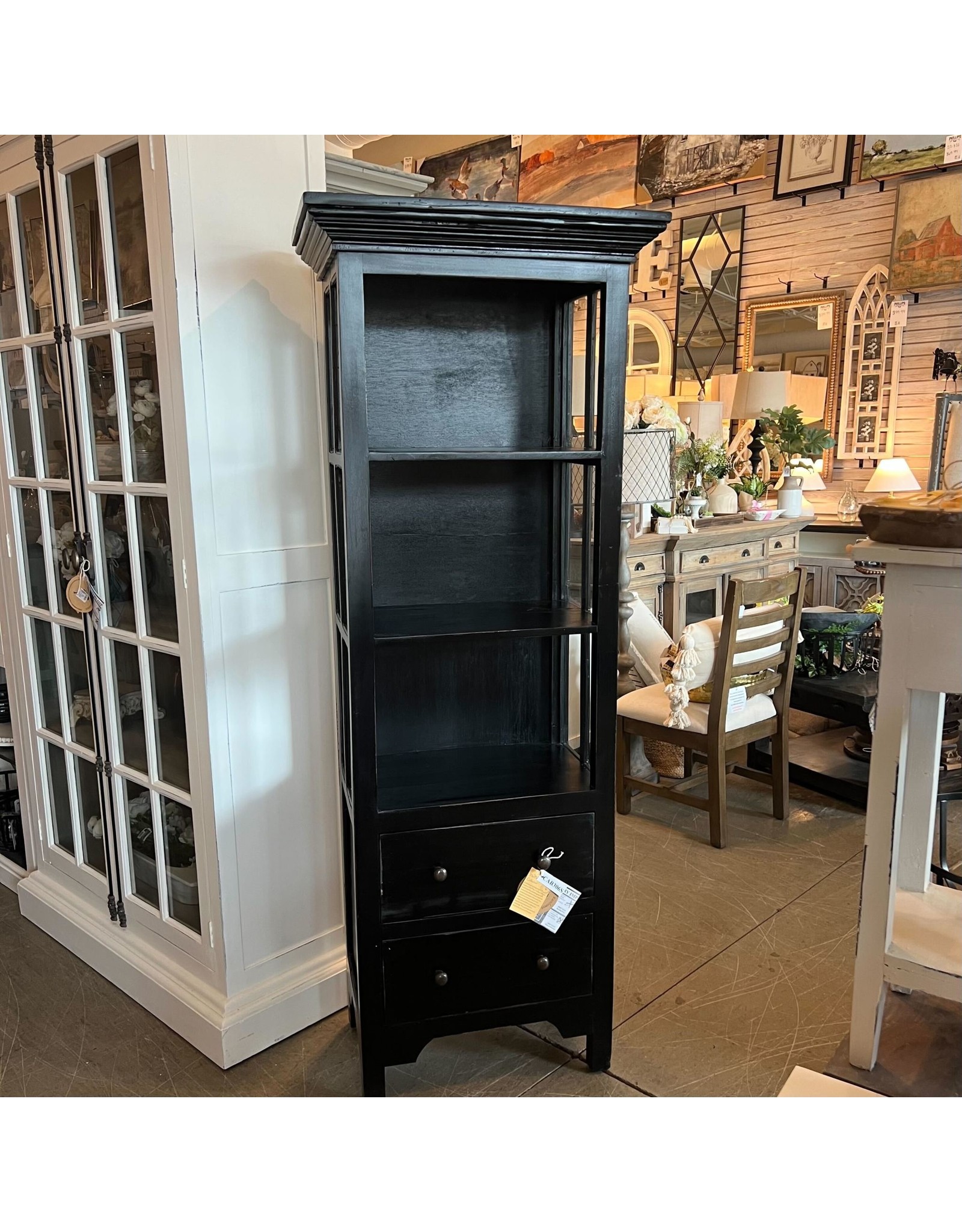 CAB306 Glazed Curio 22 x 14 x72"H