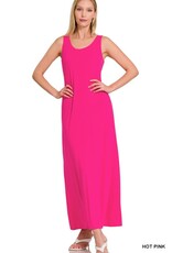 S/L scoop Nk Maxi Dress RD-8261