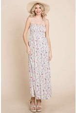 Smocked Empire Maxi Dress CJD1027