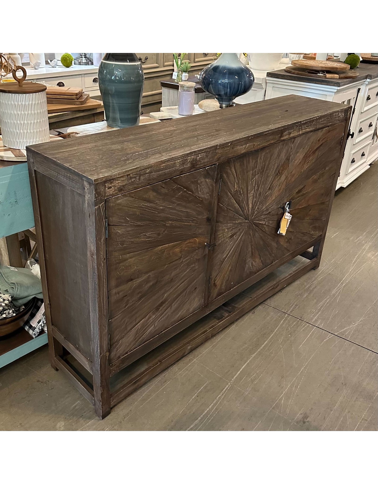 CAB501 Starburst Credenza 65.3x15x38.6"H