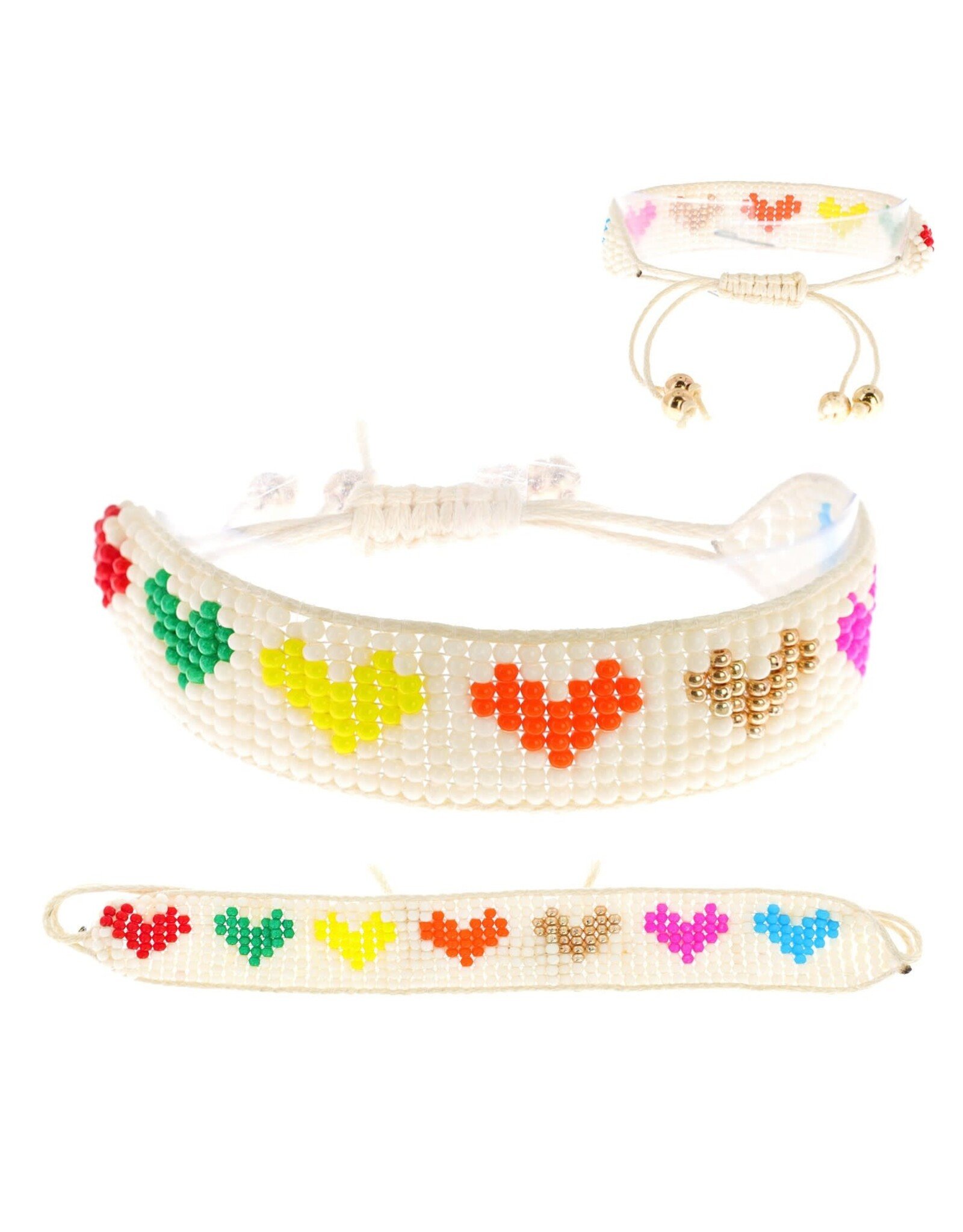 Heart Beaded Bracelet 810034