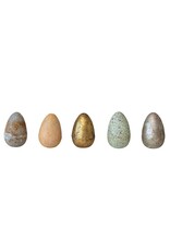 Distressed Finish Metal Egg 5 colors Each DF7667A