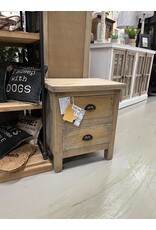 CHE146 Chest 2Drw w/RG 19.2x14.1x22.5"H