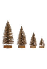 Bottle Brush Trees with Wood Base XM8718