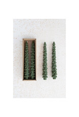 Unscented Tree Shaped Taper Candles, Set of 2  XS0425
