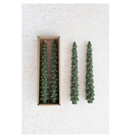 Unscented Tree Shaped Taper Candles, Set of 2  XS0425