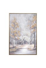 39.5 x 1.5 x 59" Canvas W/ Gold Foil CVTOP3023