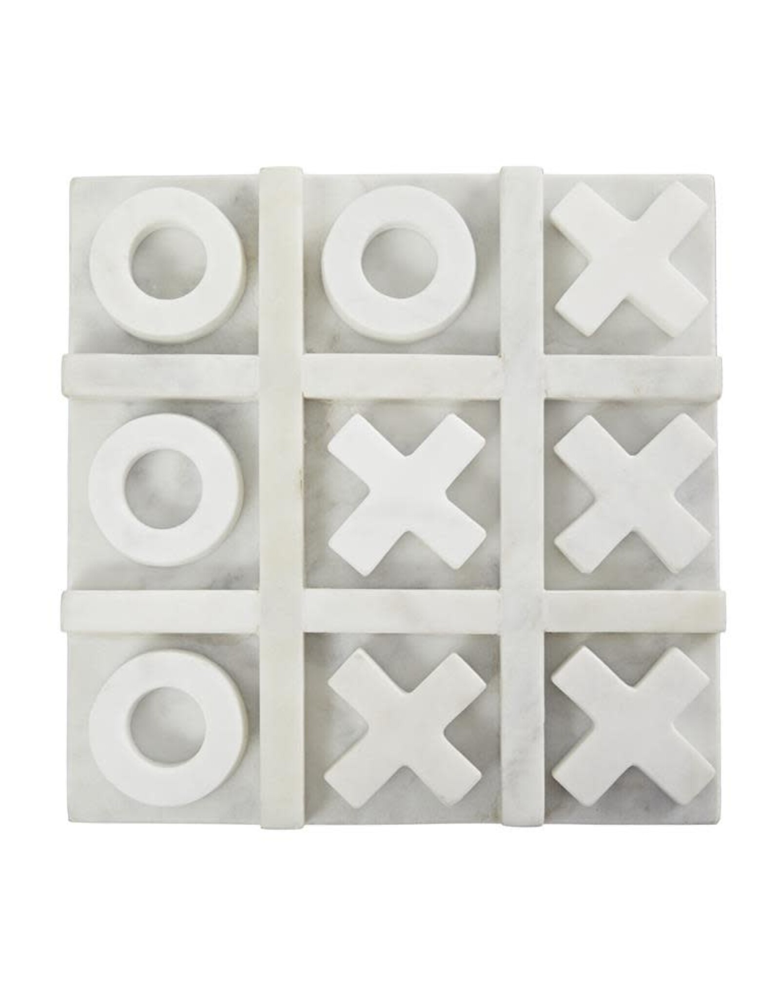 Marble Tic Tac Toe White 9 x 9 11559