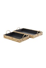 Metal Rattan Tray 14120