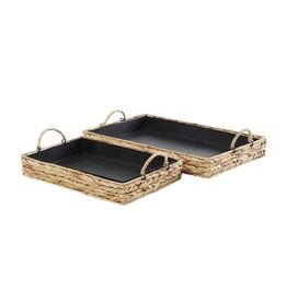 Metal Rattan Tray 14120