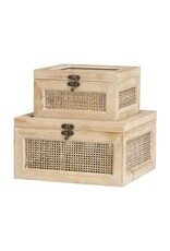 Wood Glass Box
