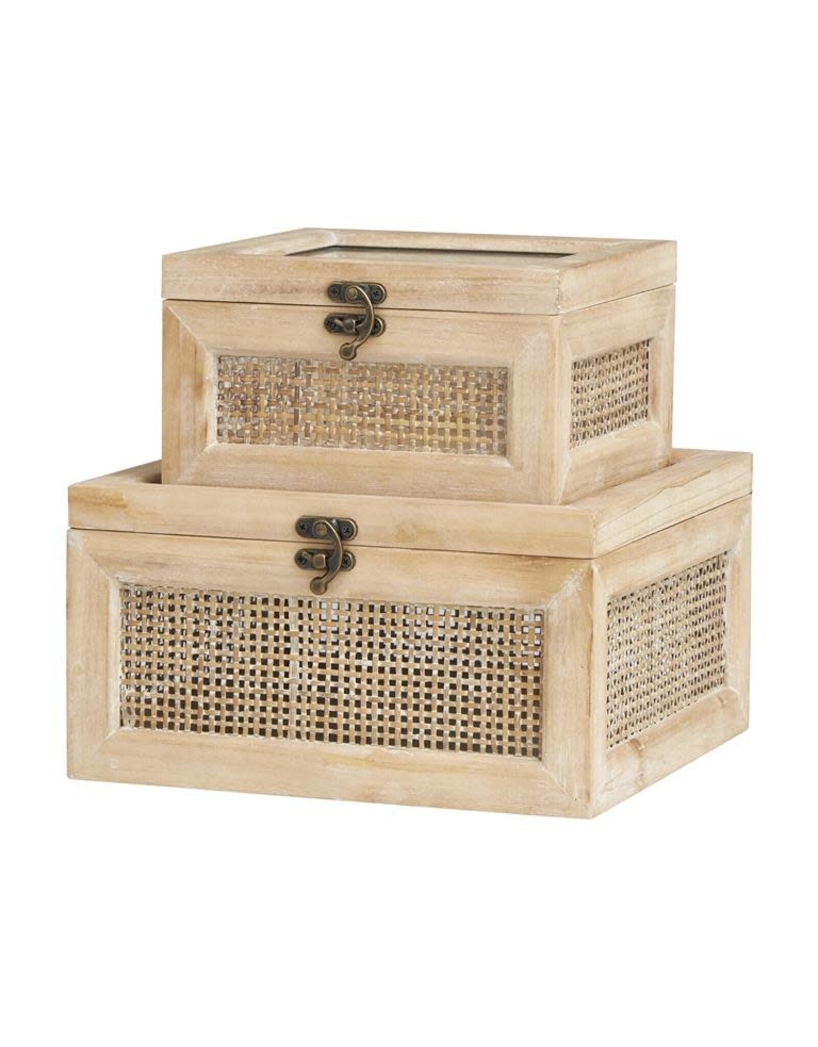 Wood Glass Box