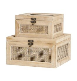 Wood Glass Box