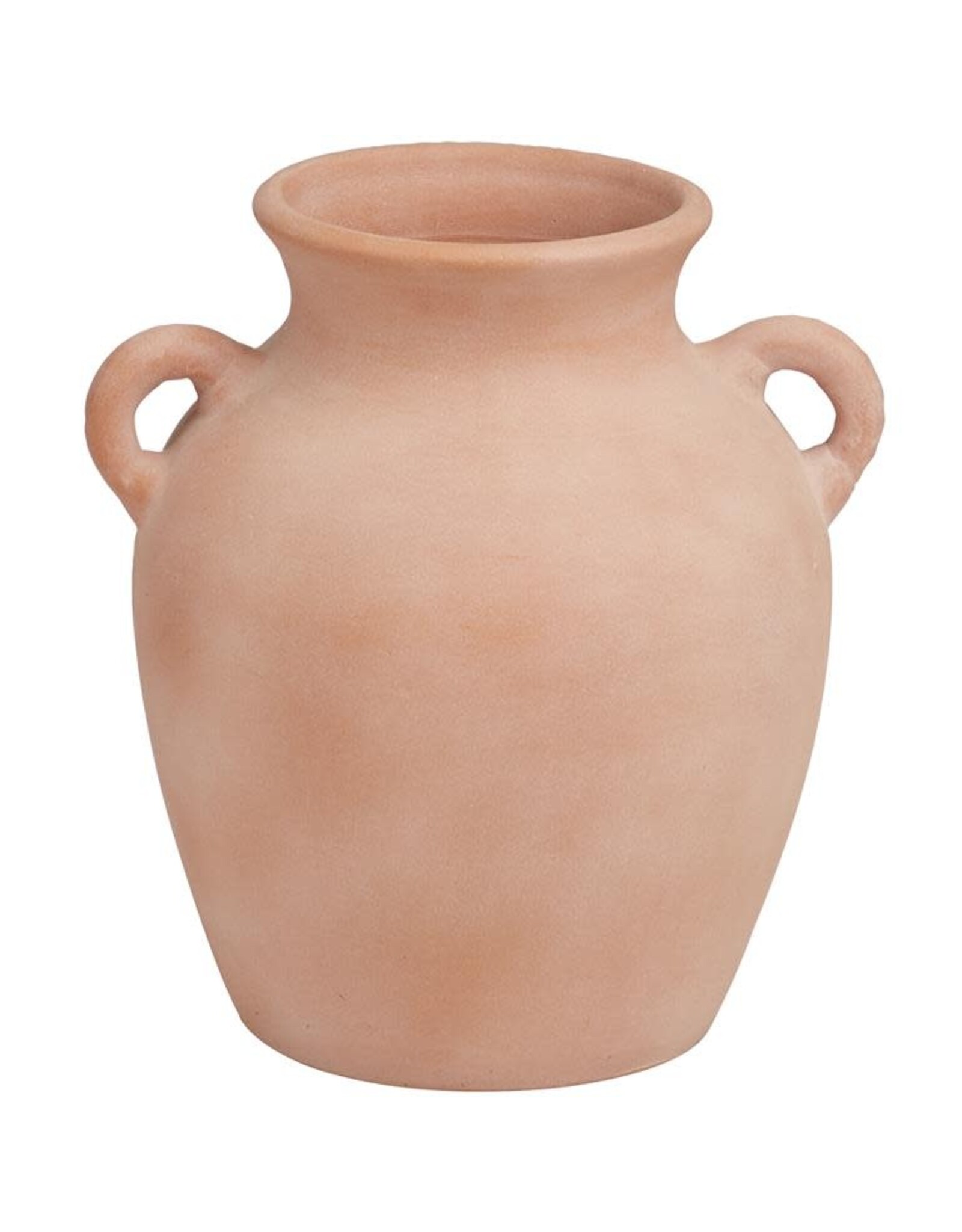 TERRACOTTA VASE 10"W, 11"H 27036