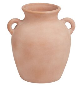 TERRACOTTA VASE 10"W, 11"H 27036