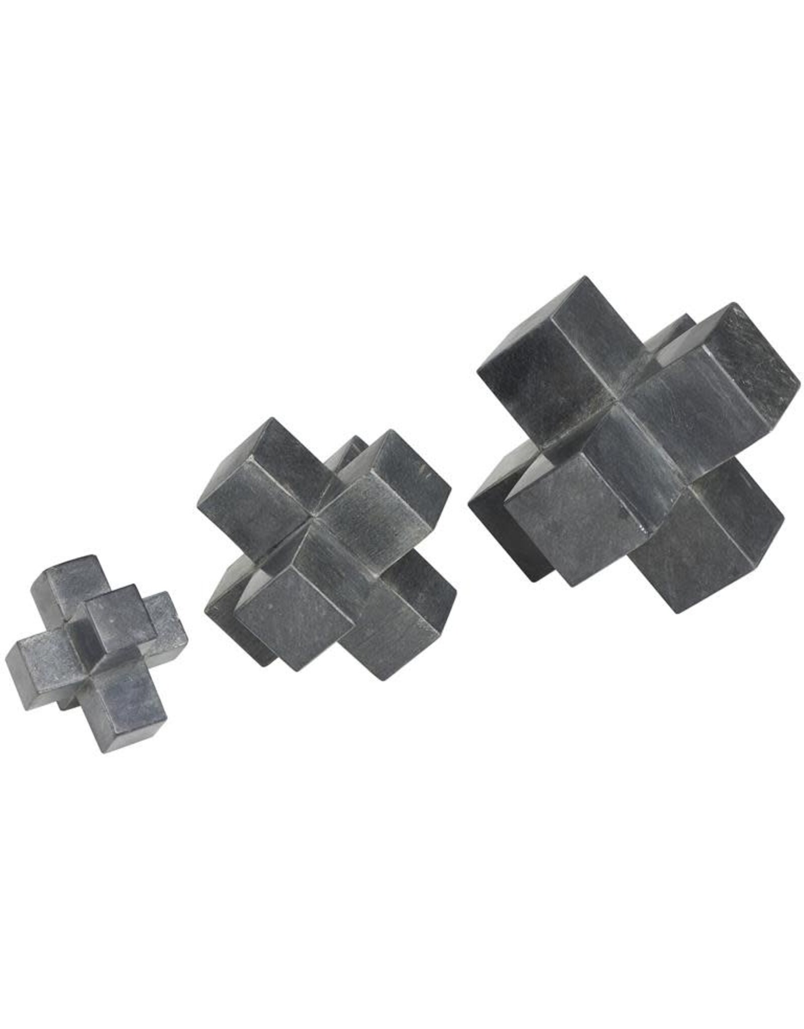 Marble Puzzle Decor Black 33135