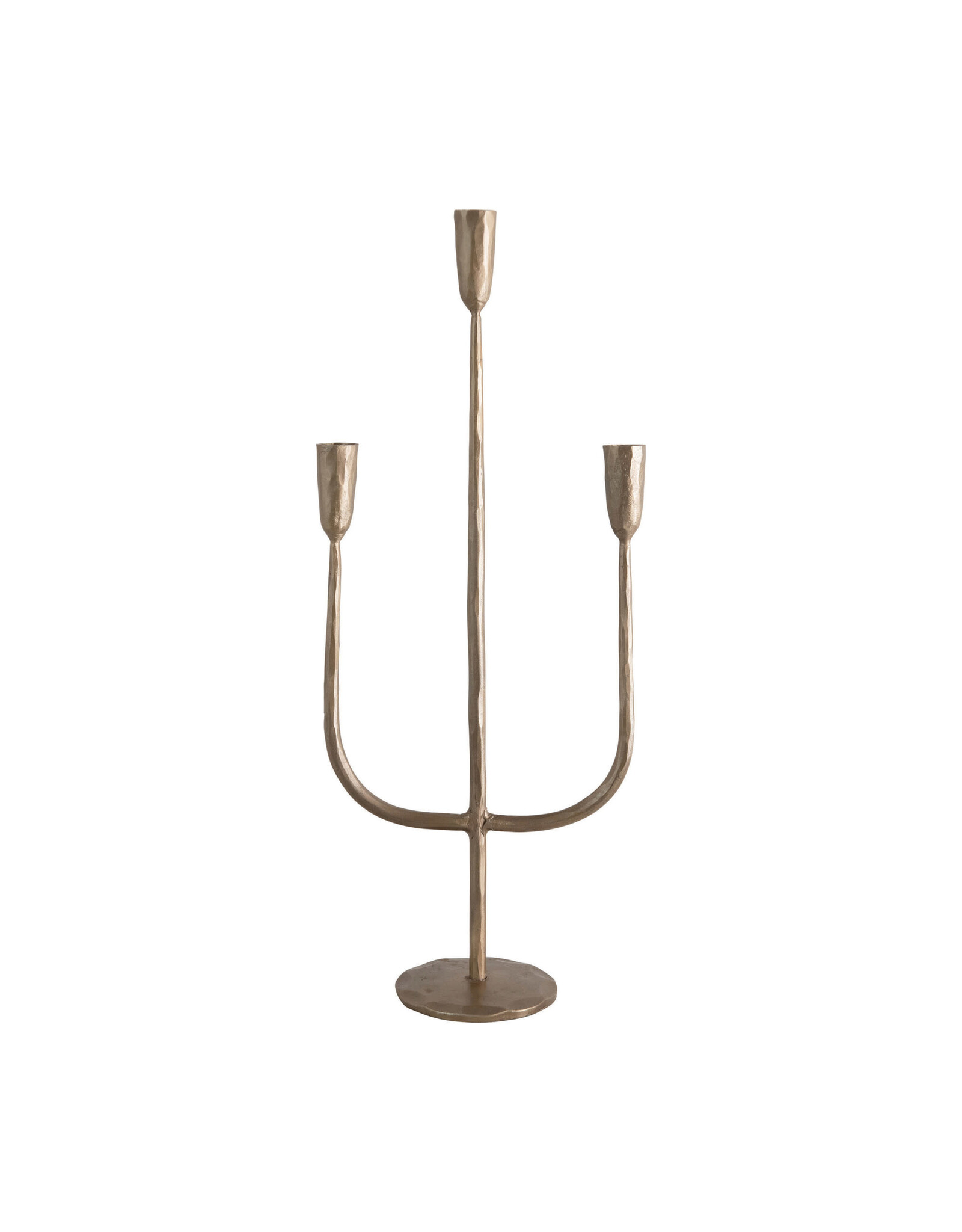 Hand-Forged Metal Candelabra with Antique Finish DF4416