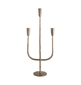 Hand-Forged Metal Candelabra with Antique Finish DF4416