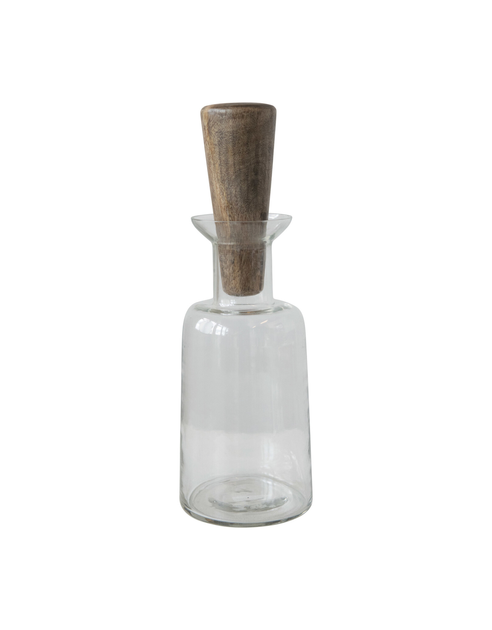 Glass Decanter with Mango Wood Stopper DF5050