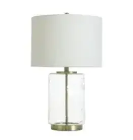Clear Glass Body Table Lamp 27" L211543