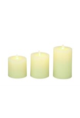 Flameless Candle W/ Remote Set/3, 3" 4" 5"  54882