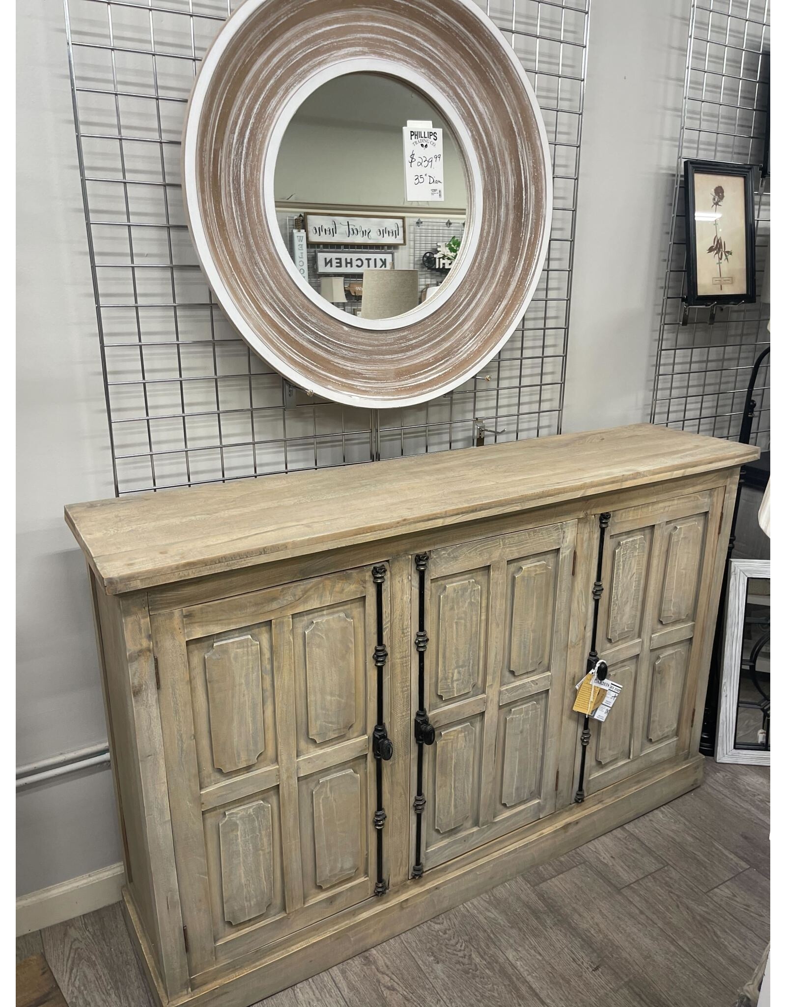 CAB203 American Sideboard  66.1x16.1x42.1"H