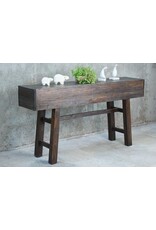 TAB271 Early American Console w/ 2Strg drws 68.1x15.3x35"H