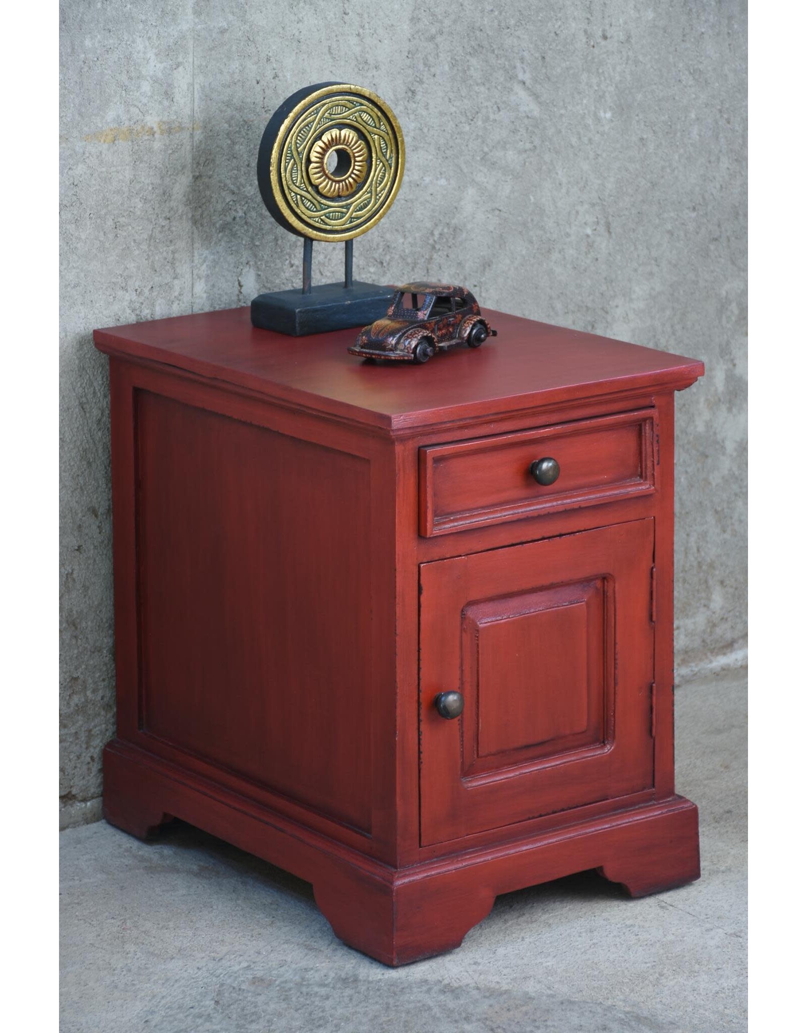 TAB828 End Table 1Drw w/1dr Raised Panel 16.1x24.3x24.3"H
