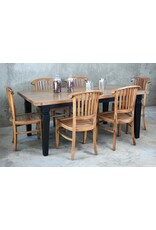 TAB1139SO5 Butcher Block Dining Table 72x42.1x29.8"H