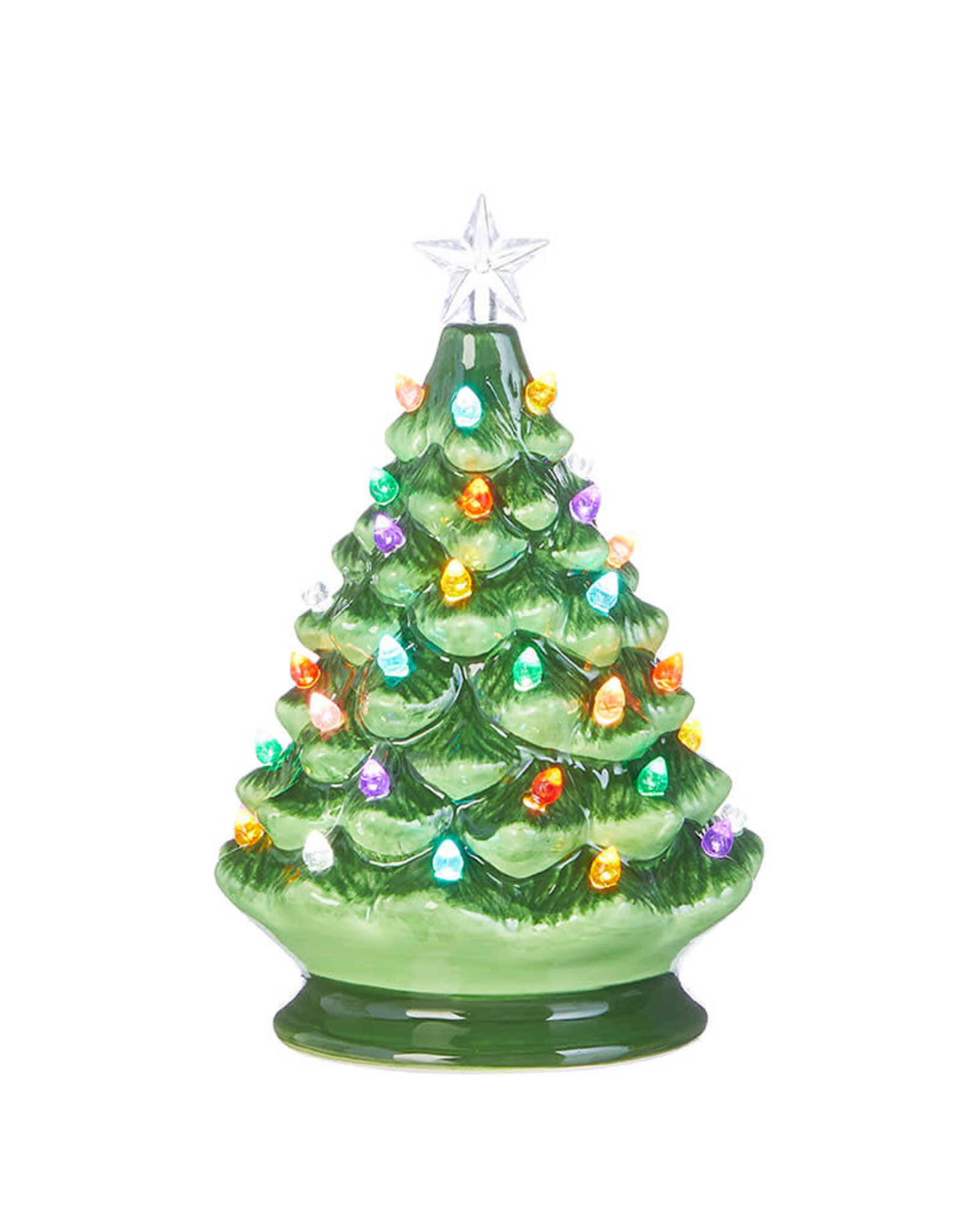 4019222 8" VINTAGE LIGHTED TREE