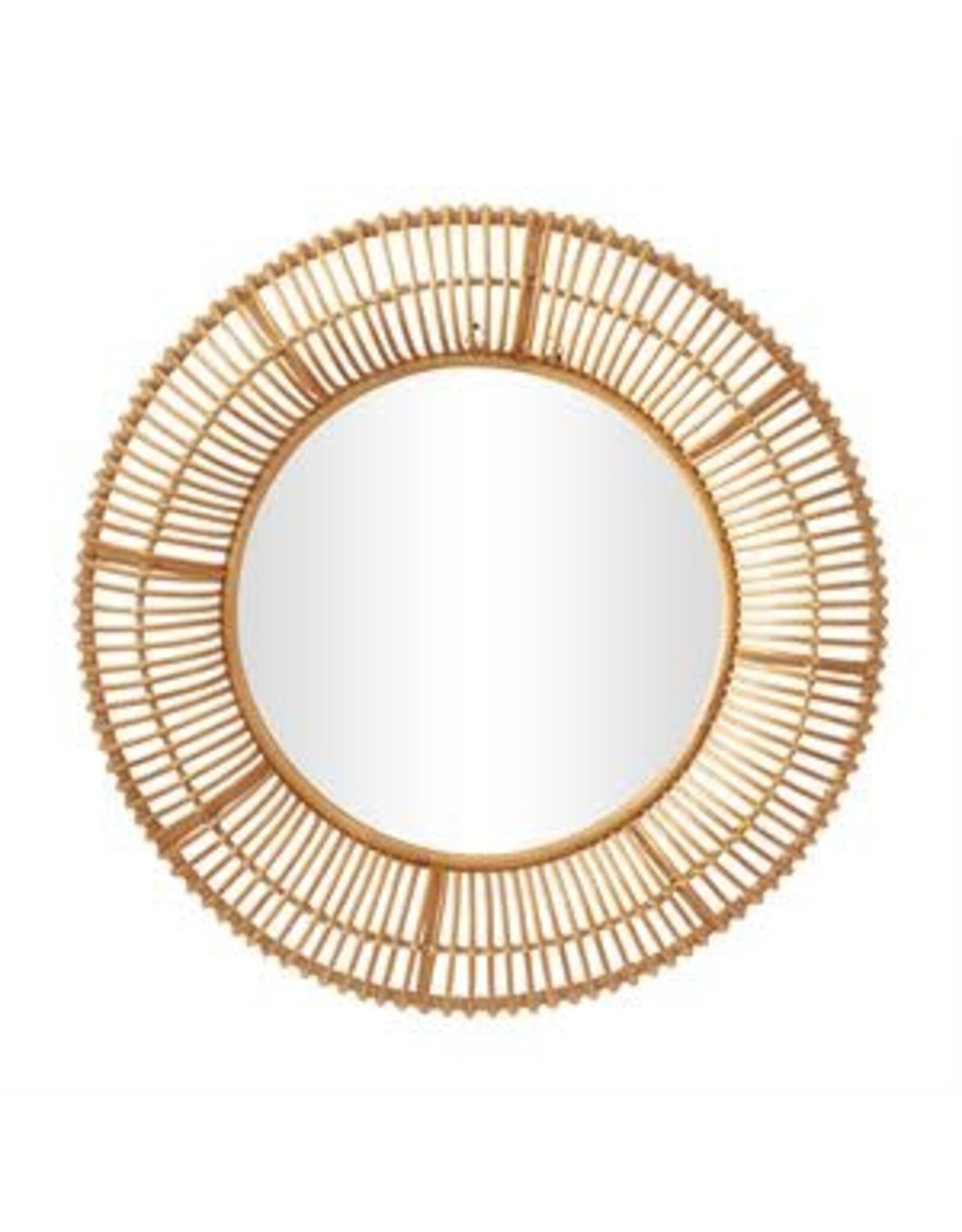 Rattan Wall Mirror 39"W x 39"H 85569