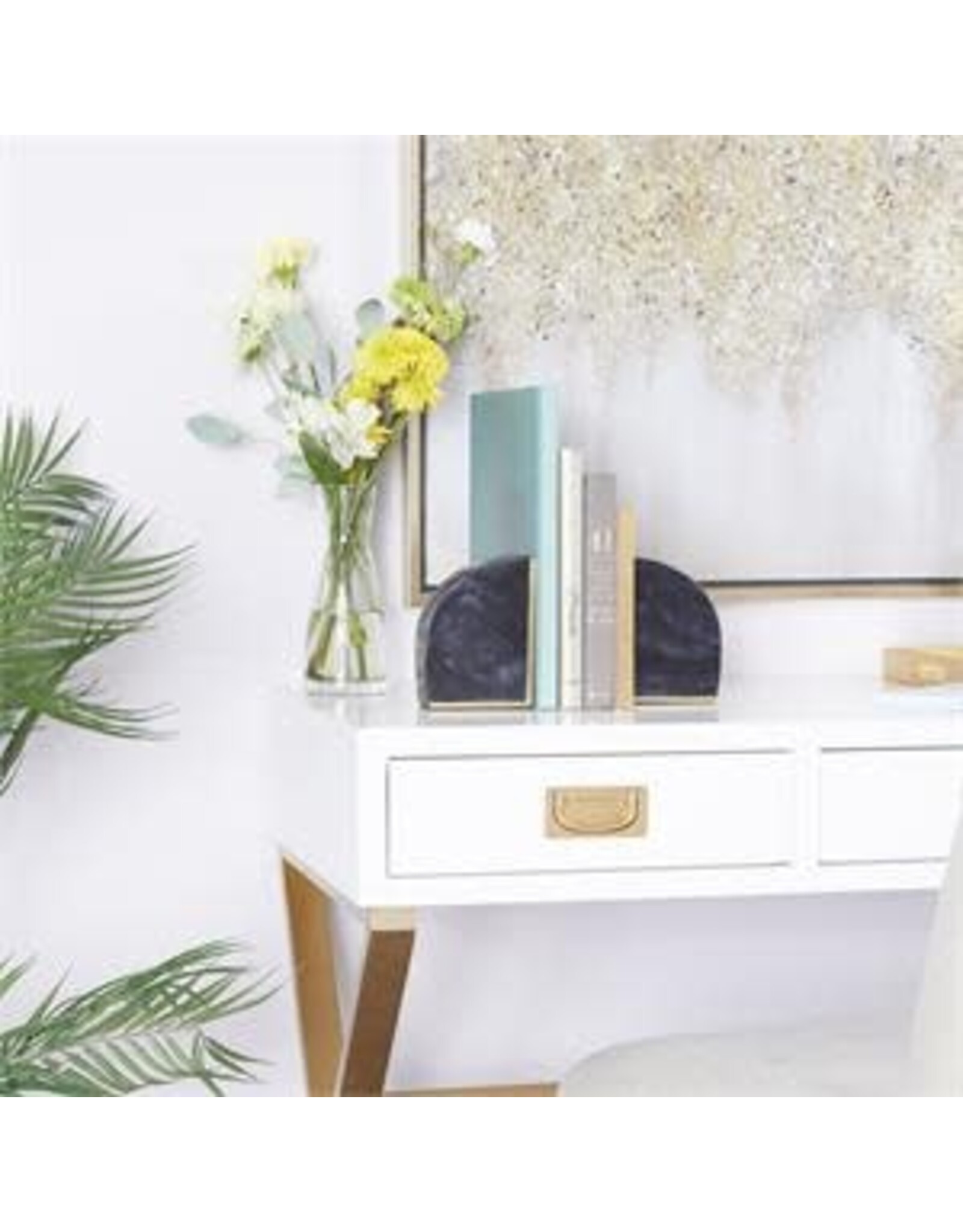 Marble Bookends Each 89580