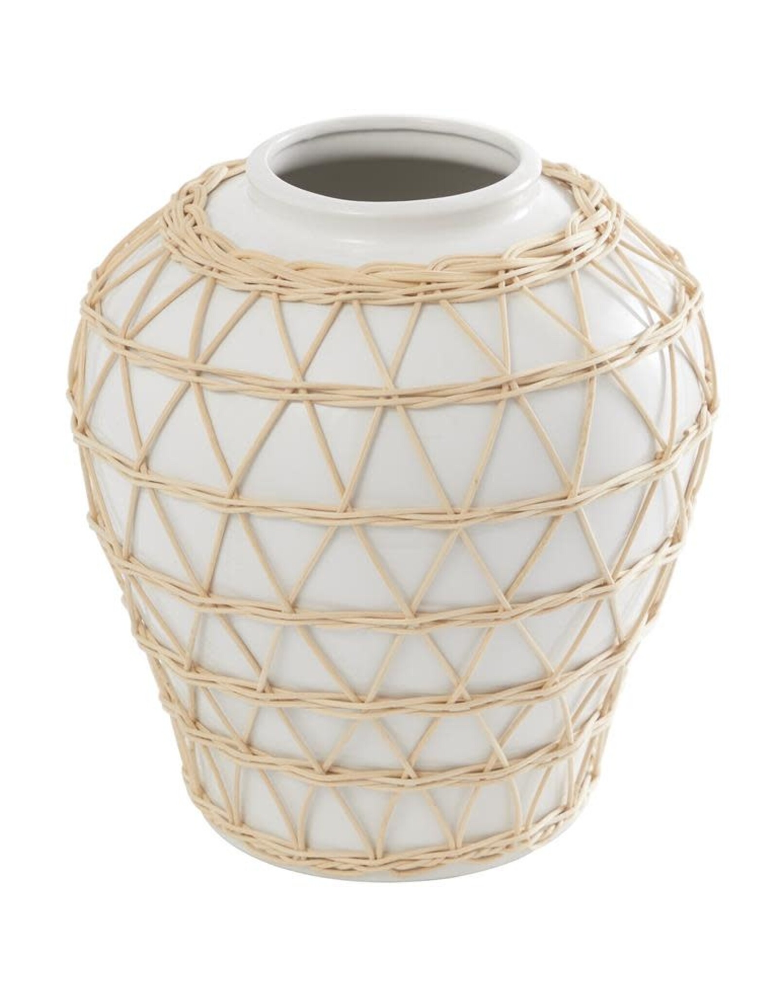 Ceramic Linen Vase 11" x 12"  13595