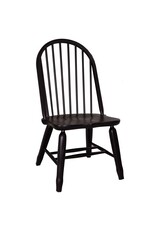 17-C4050 Bow Back Side Chair - Black