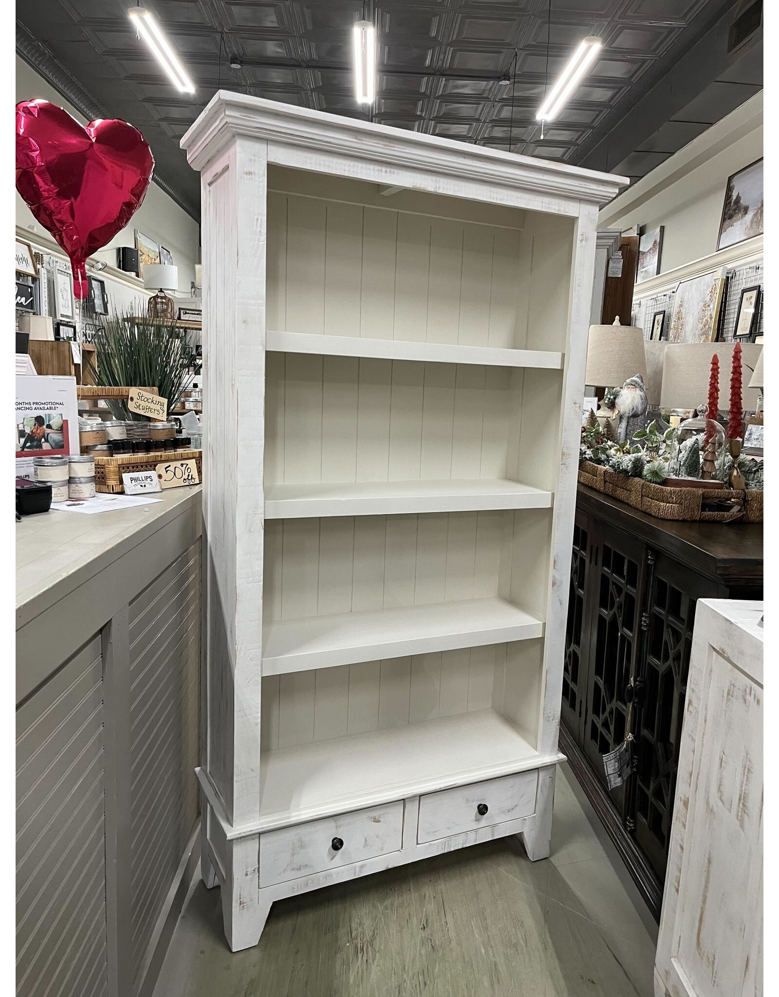 BKCS-72" BOOKCASE 40 × 14 × 72 in