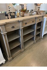 CAB471 New Castle Credenza 3Drw w/RG 72x16.1x42.8"H