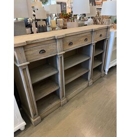 CAB471 New Castle Credenza 3Drw w/RG 72x16.1x42.8"H