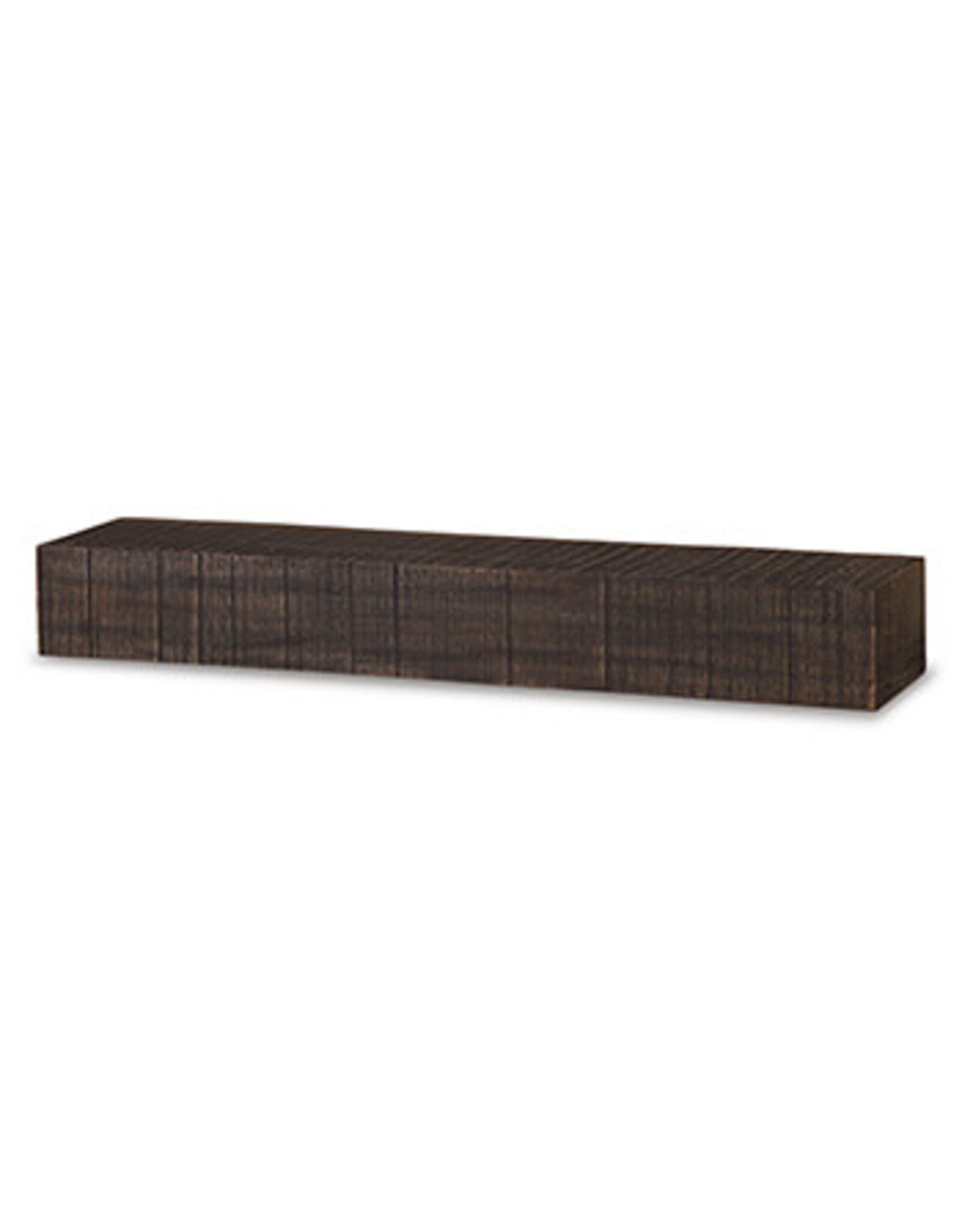 Wall Shelf, Dk. Brown, 38" W x 8" D x 5" H, Camron