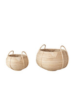 Woven Rattan Basket w/ Handles DF8248