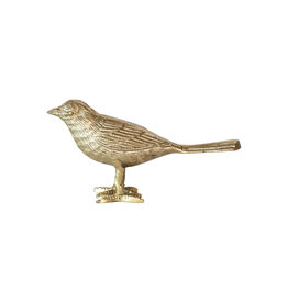 Cast Aluminum Bird, Gold Finish DF8559