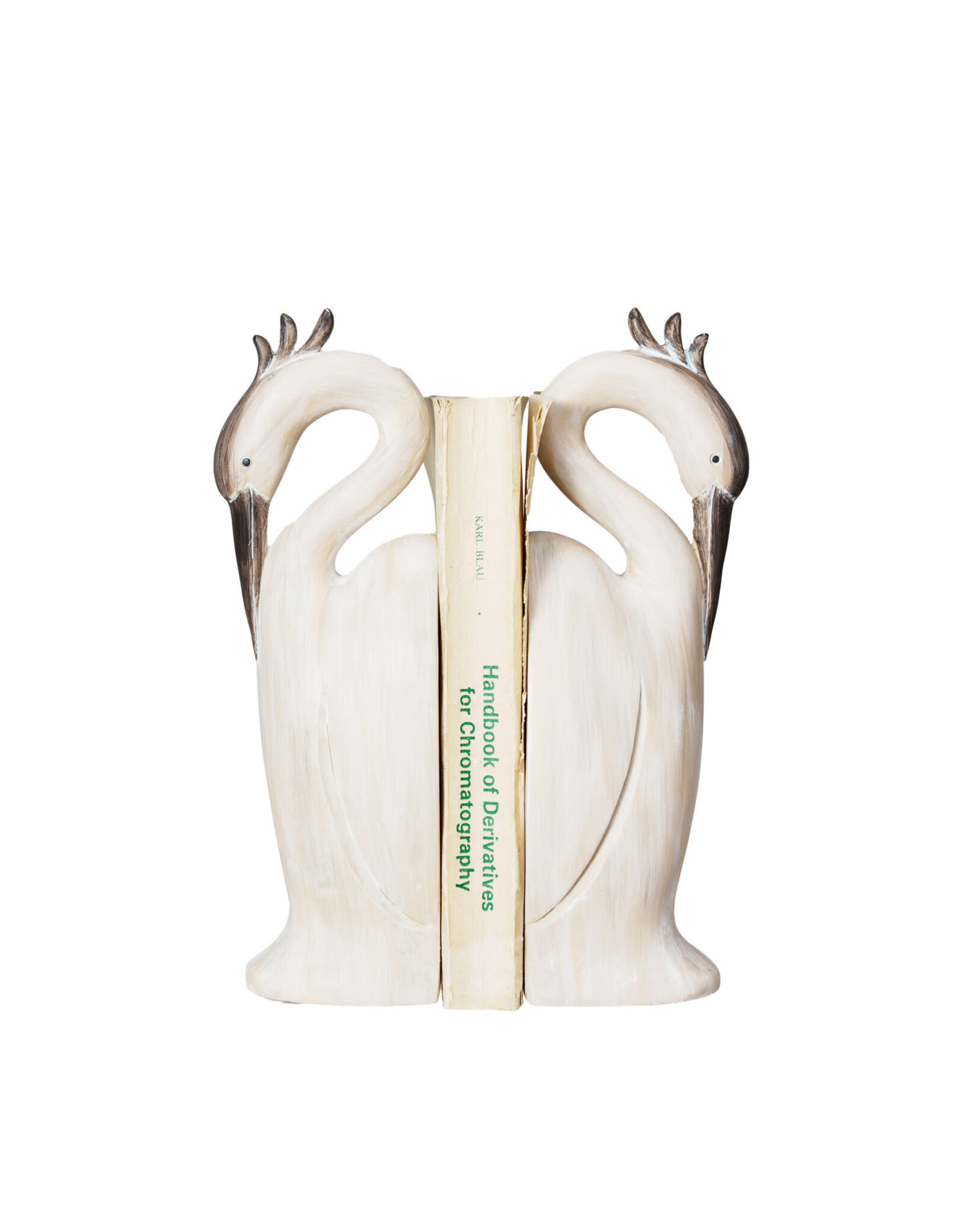Resin Heron Shaped Bookend EACH DF9125