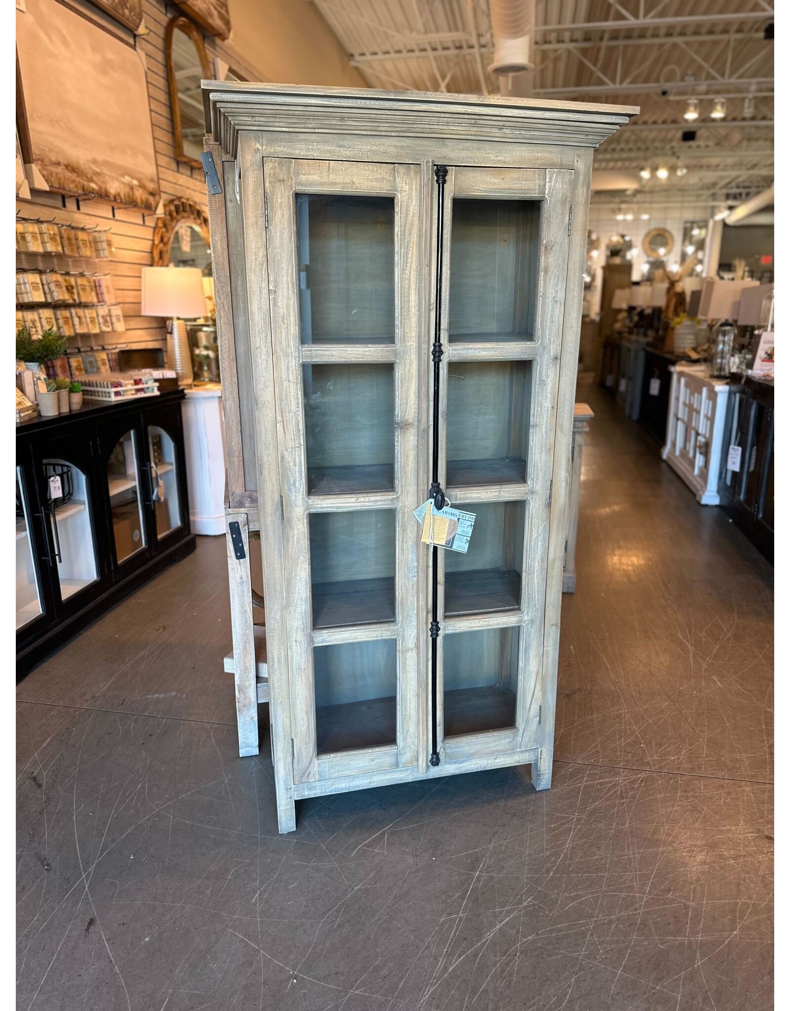 CAB188 Display Curio 2GD 37.7x17.3x72.8"H