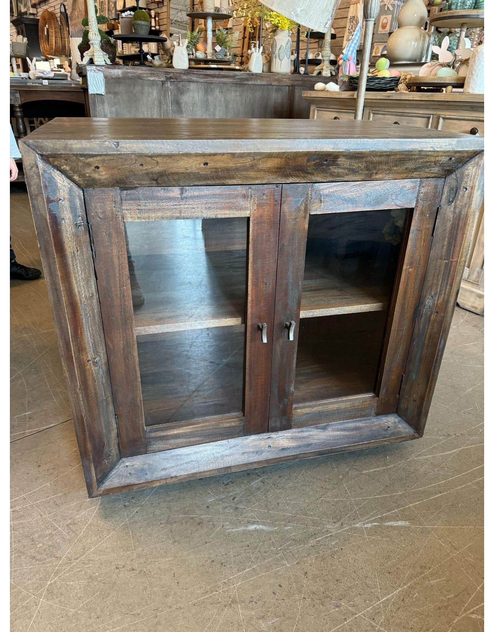 CAB354 Glazed Accent Cabinet 33.8 x 20.8 x 31.8'H